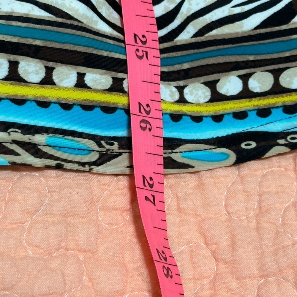 Christina Multicolor Patterned Tankini Top - Picture 9 of 10
